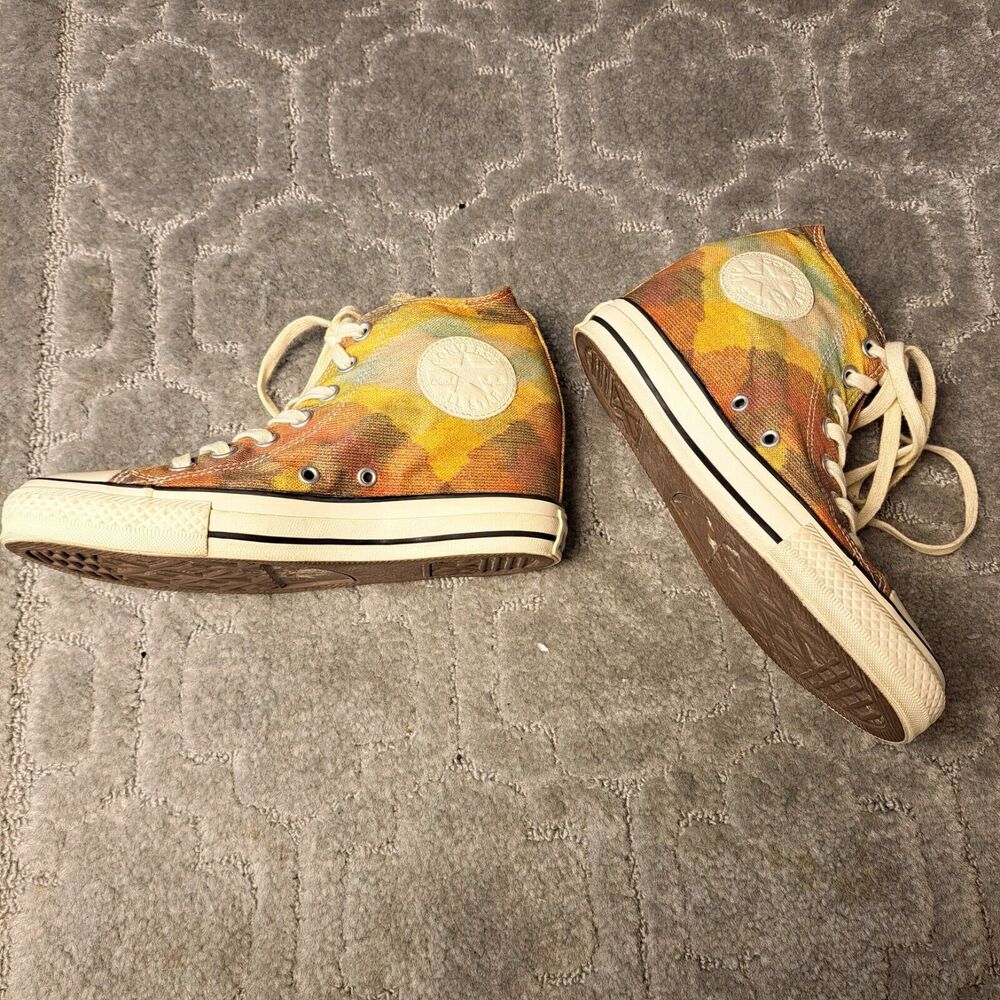 Converse Missoni Lux Mid Hidden Heel High Top Sneakers Womens Size 8 Glam Punk View 4